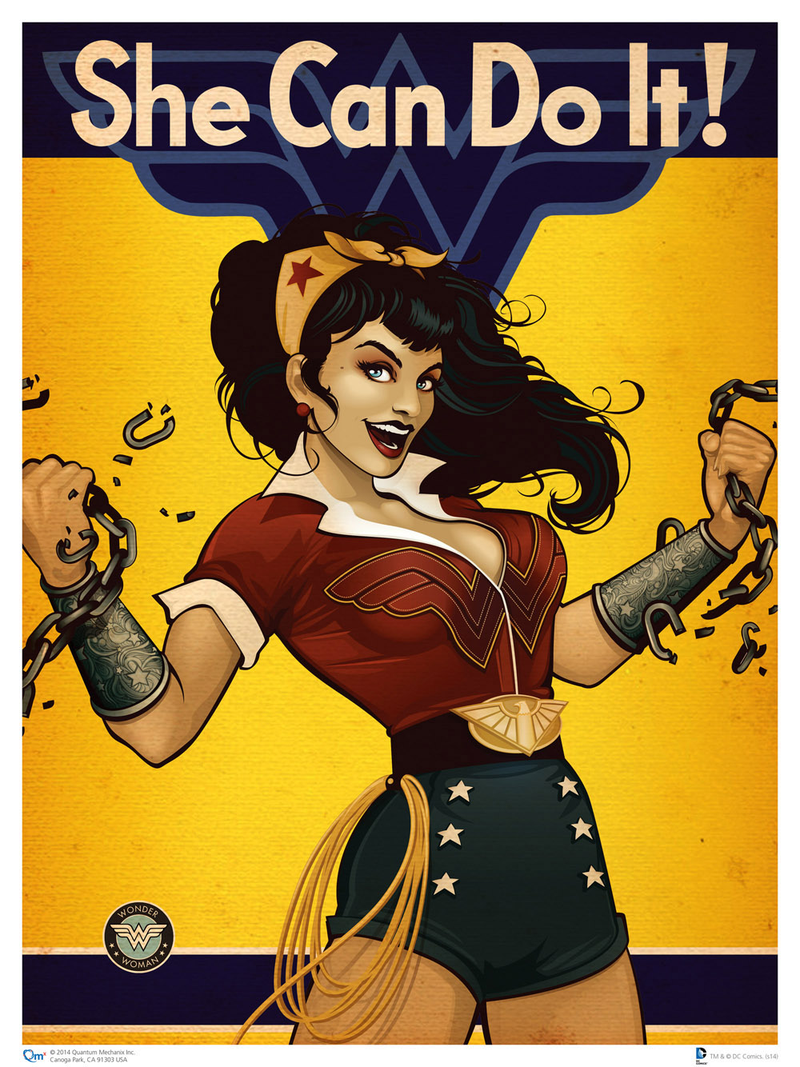 Illustration for article titled Show Your Love For DC Comics Heroines With These Dreamy 1940s Pin-Ups!